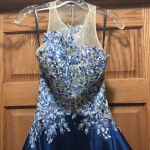 Royal Blue Milano Prom Dress